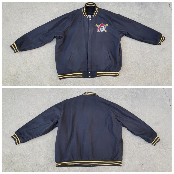 Vtg JH Design Pittsburgh Pirates Reversible Jacket - Picture 2 of 12
